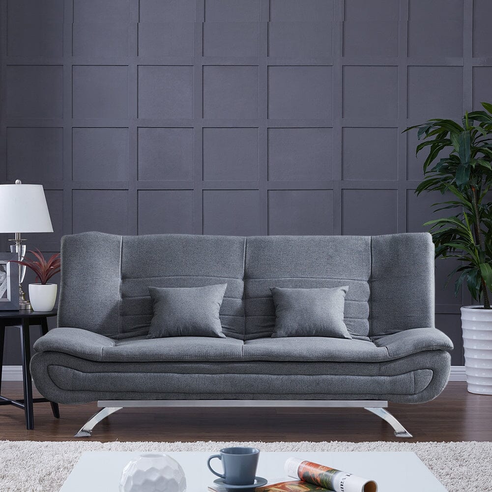 Sebastian 3 Seater Multipurpose Sofa Cum Bed in Fabric / Leatherette - Torque India