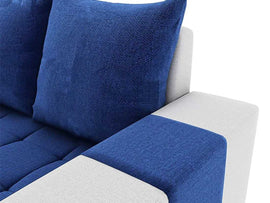 Steffan 6 Seater L Shape Corner Fabric Sofa for Living Room - Torque India