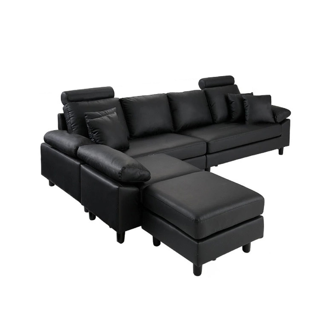 Torque - Ferguson 6 Seater Interchangeable Fabric L Shape Sofa for Living Room | Bedroom | Office - Torque India