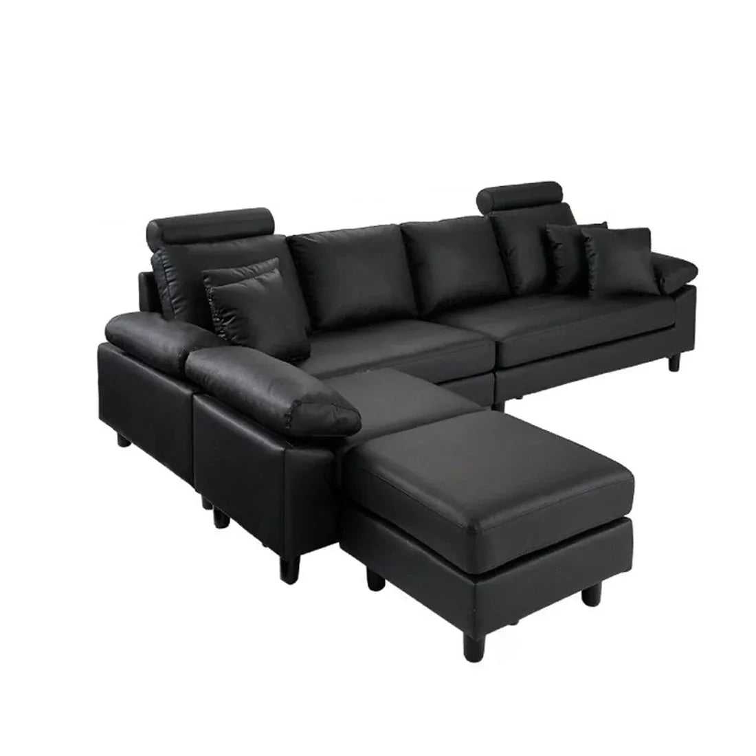 Torque - Ferguson 6 Seater Interchangeable Fabric L Shape Sofa for Living Room | Bedroom | Office - Torque India