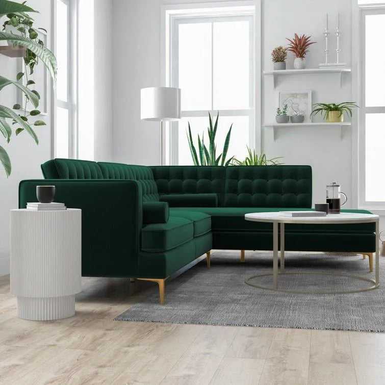Torque - Fristo 4 Seater Fabric Sofa for Living Room | Bedroom | Office | 1 Year Warranty - Torque India