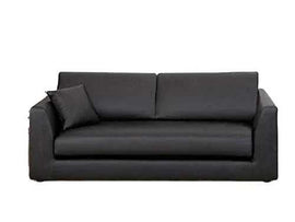 Torque India Flossy 3 Seater Leatherette Sofa For Living Room - TorqueIndia