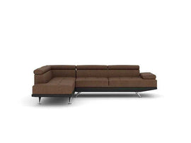 Torque India Griffin 5 Seater Fabric L Shape Sofa For Living Room - TorqueIndia