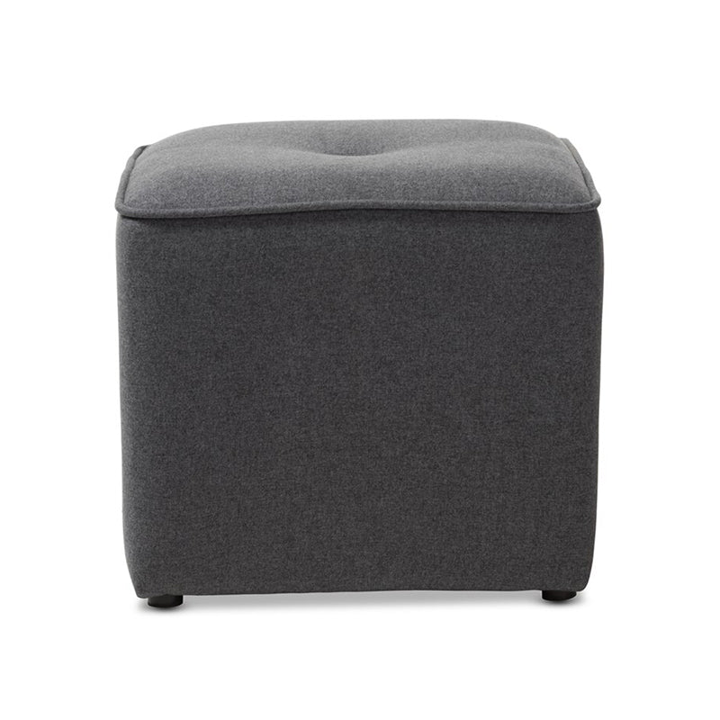 Torque India Jose Square Shape Ottoman Foam Cushioned pouffe Puffy for Foot Rest Home Furniture - TorqueIndia