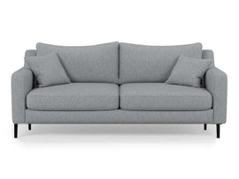 Torque India Mario 2 Seater Fabric Sofa For Living Room (Light Grey) - TorqueIndia