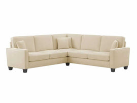 Torque India Moscow 5 Seater Corner L Shape Fabric Sofa For Living Room - Torque India