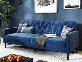 Zify 3 Seater Fabric Sofa - Torque India