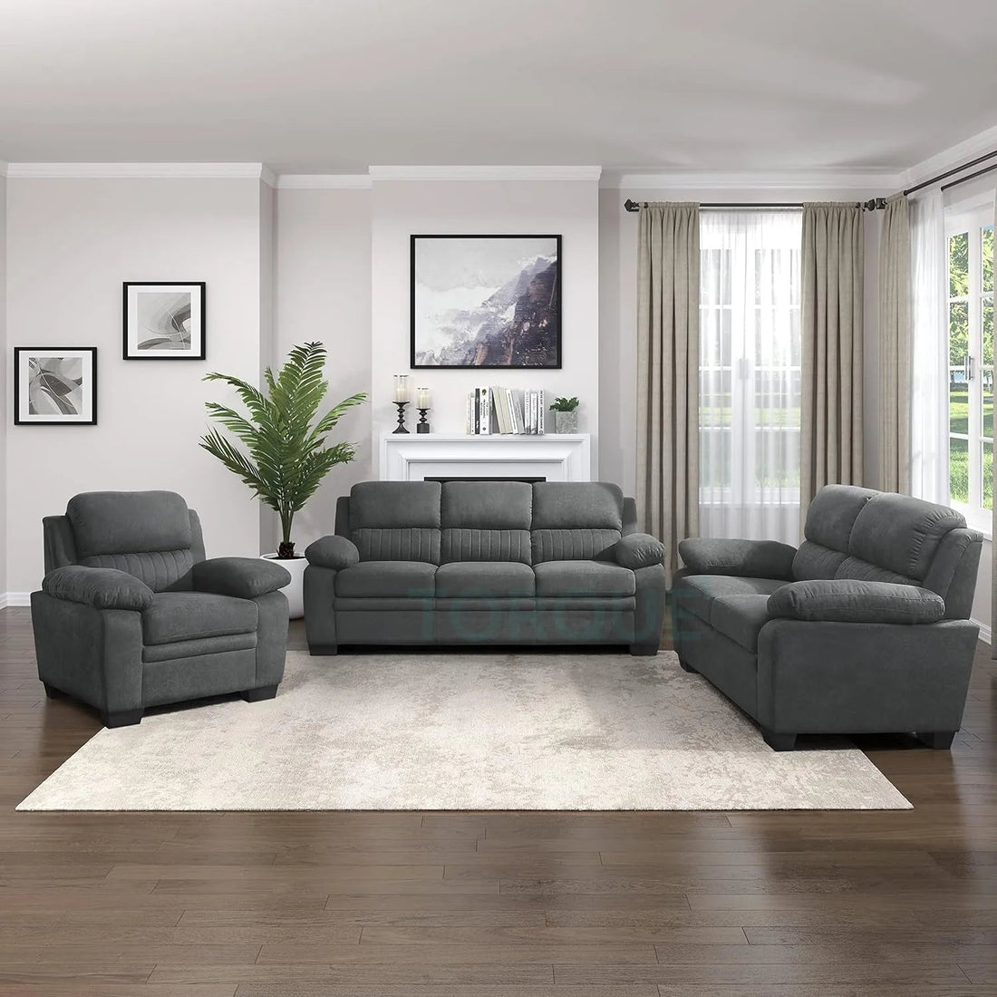 Sculpting Elegance: The Art of Arranging Torque India 3+2+1 Seater Sofa Sets in Your Living Room - Torque India