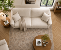 Penny 3 Seater Fabric Sofa – Modern Wooden Frame Living Room Couch