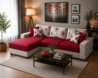 Wayland Modern Living Room Fabric Sofa – Luxury Comfortable Designer Sofa Set
