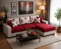Wayland Modern Living Room Fabric Sofa – Luxury Comfortable Designer Sofa Set