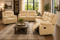 Pawel Manual Leatherette Recliner | Premium Recliner Chair for Living Room
