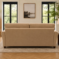 Penny 3 Seater Fabric Sofa – Modern Wooden Frame Living Room Couch