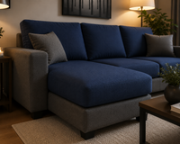 Wayland Modern Living Room Fabric Sofa – Luxury Comfortable Designer Sofa Set
