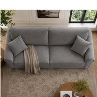 Penny 3 Seater Fabric Sofa – Modern Wooden Frame Living Room Couch