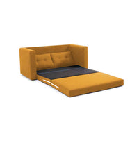 Corrigon Fabric Wooden Sofa Cum Bed for Living Room