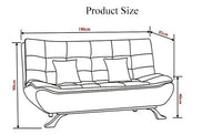 Sabrina 3 Seater Multipurpose Sofa Bed | 3 seater Sofa Bed