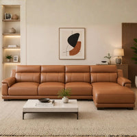 Marvella 5 Seater Modern Leatherette Sofa Set for Living Room | Premium L Shape Corner Sofa