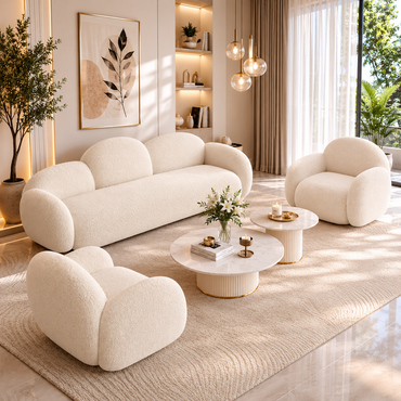 Maison Curve Designer 3+1+1 Seater