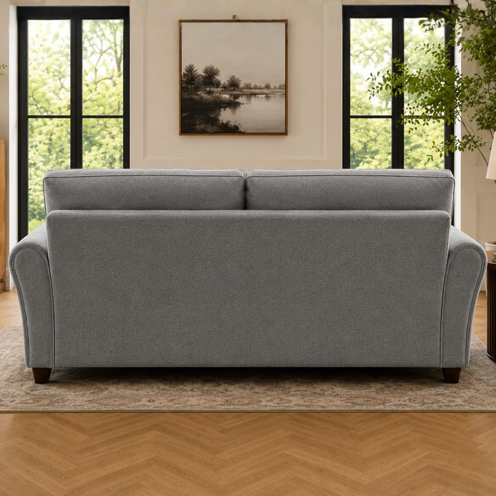 Penny 3 Seater Fabric Sofa – Modern Wooden Frame Living Room Couch