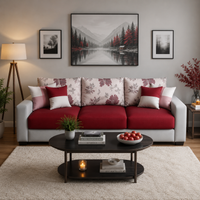 Wayland Modern Living Room Fabric Sofa – Luxury Comfortable Designer Sofa Set