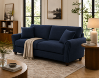 Penny 3 Seater Fabric Sofa – Modern Wooden Frame Living Room Couch