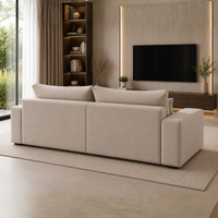 Gloria 2 Seater Premium Fabric Sofa For Living Room | Modern Luxury Designer Sofa