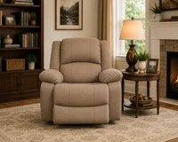 Henry 1 Seater Fabric Manual Recliner | Premium Fabric Recliner Chair for Living Room