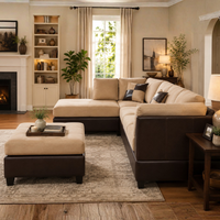 Jonathan L Shape 7 Seater Sofa for Living Room | Torque India Premium L Shape Sofa