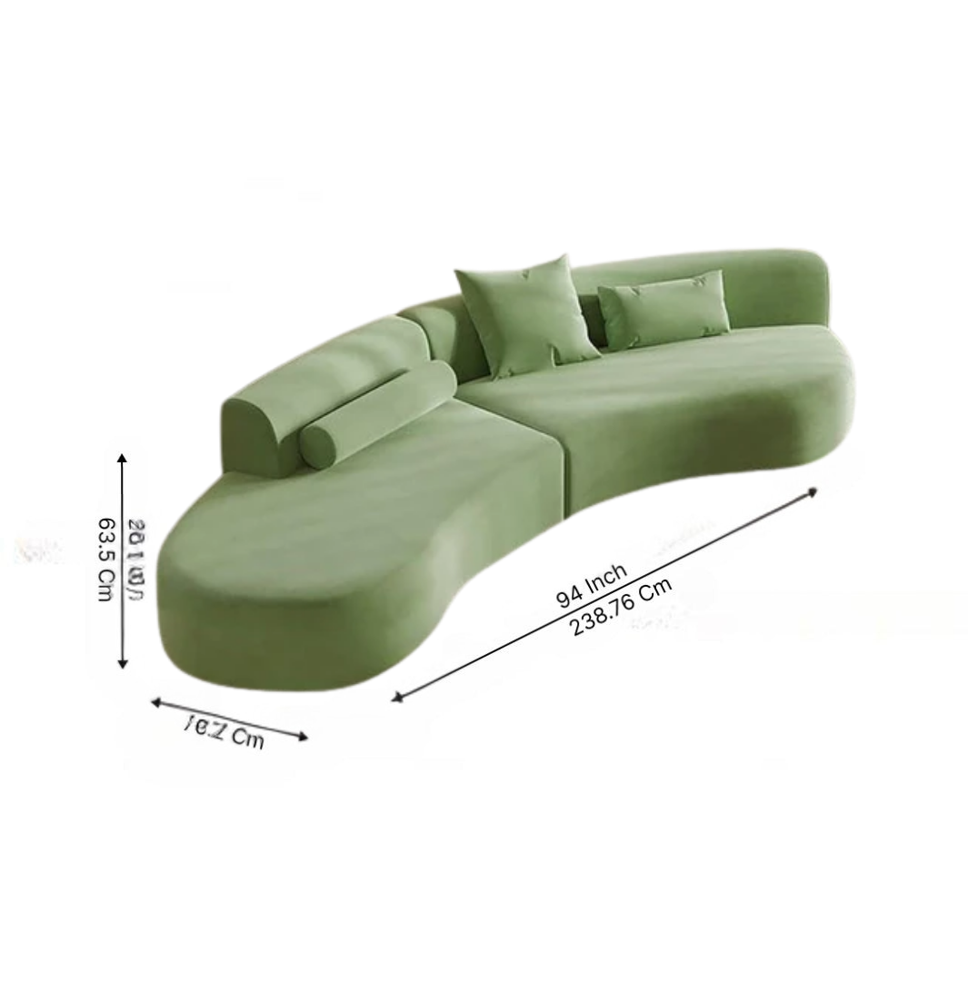 Veltrix Premium 4 Seater Sofa – Modern Luxury Fabric Sofa Set for Living Room