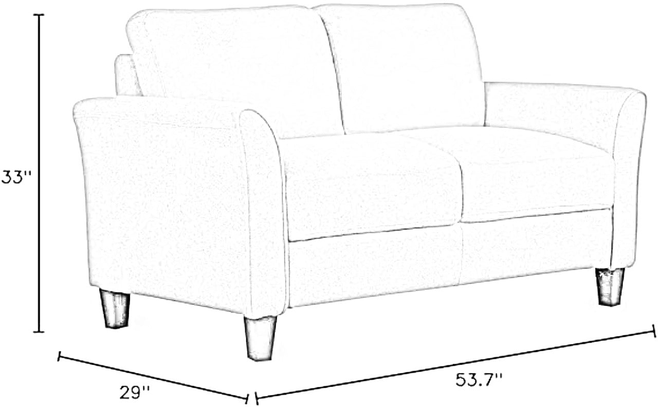 Alento Fabric Sofa for Living Room