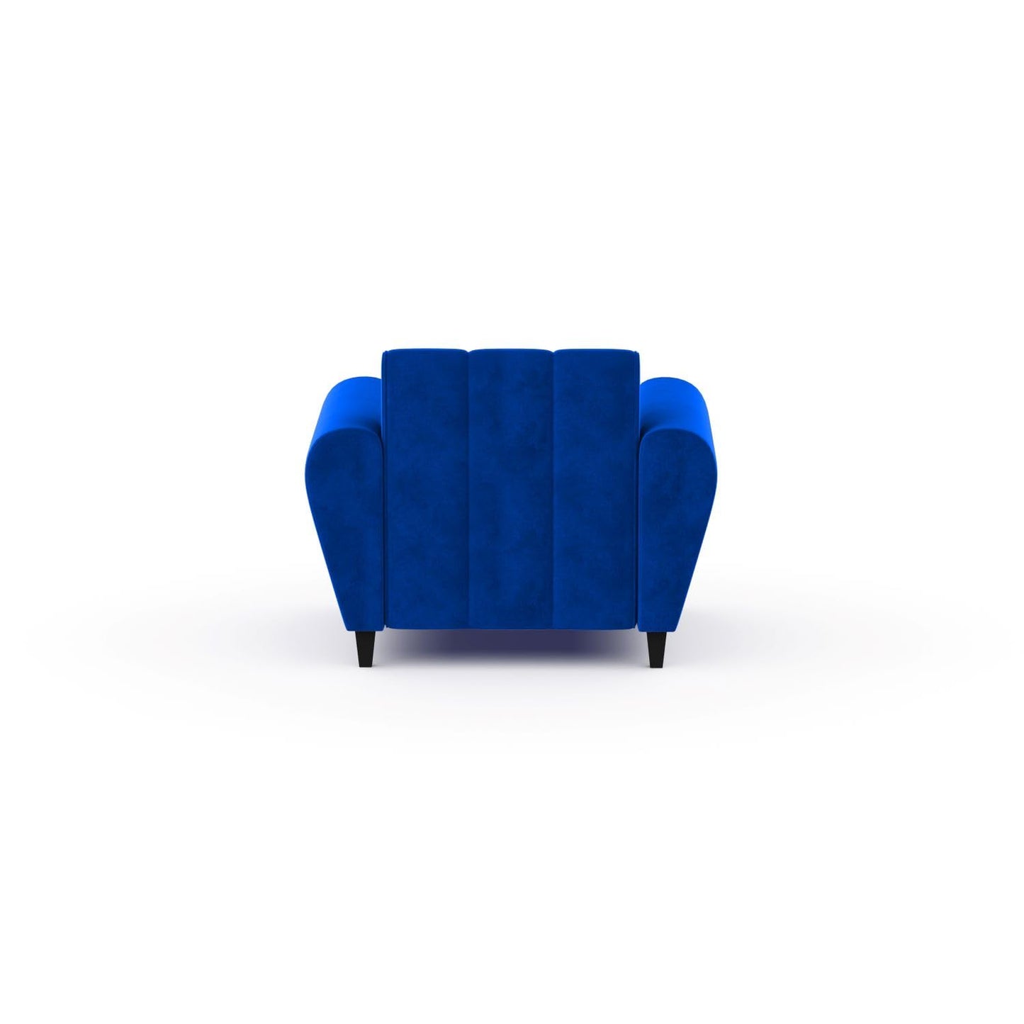 Bali 3 Seater Fabric Sofa with 2 Cushions | Wooden Fabric Sofa