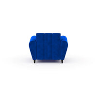 Bali 3 Seater Fabric Sofa with 2 Cushions | Wooden Fabric Sofa