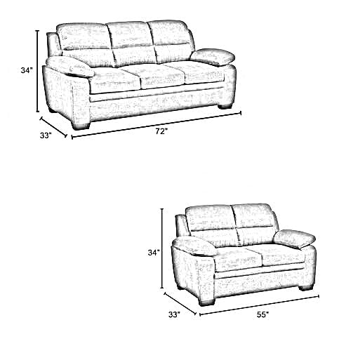Jett Premium Fabric Sofa Set with Solid Wood Frame – Modern Luxury Living Room Sofa