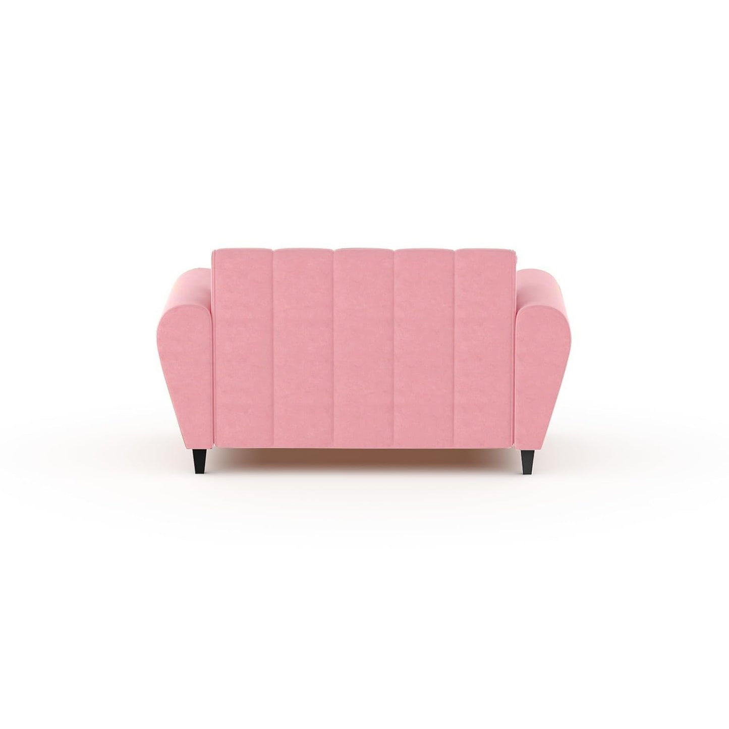 Bali 3 Seater Fabric Sofa with 2 Cushions | Wooden Fabric Sofa