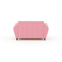 Bali 3 Seater Fabric Sofa with 2 Cushions | Wooden Fabric Sofa