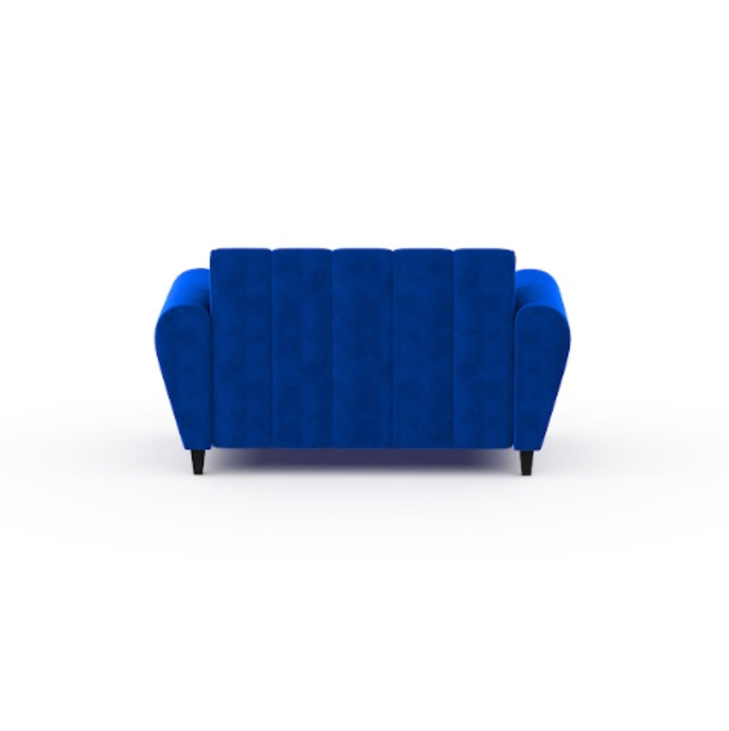 Bali 3 Seater Fabric Sofa with 2 Cushions | Wooden Fabric Sofa