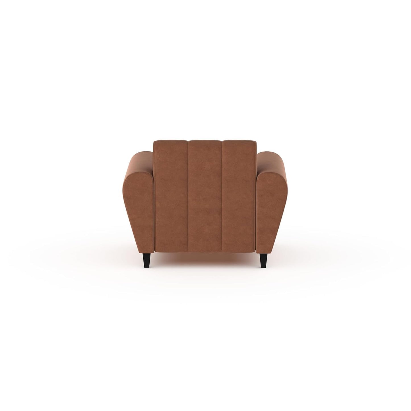 Bali 3 Seater Fabric Sofa with 2 Cushions | Wooden Fabric Sofa