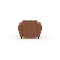 Bali 3 Seater Fabric Sofa with 2 Cushions | Wooden Fabric Sofa