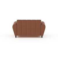 Bali 3 Seater Fabric Sofa with 2 Cushions | Wooden Fabric Sofa