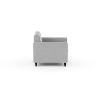 Bali 3 Seater Fabric Sofa with 2 Cushions | Wooden Fabric Sofa