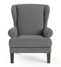 Chicago 1 Seater Upholstered Wing Chair for Living Room|Bedroom|Office - Grey