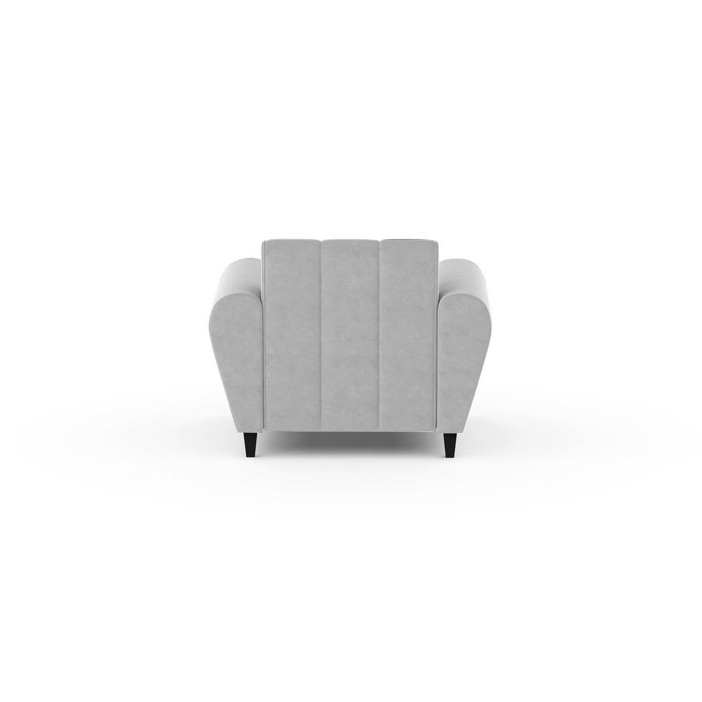Bali 3 Seater Fabric Sofa with 2 Cushions | Wooden Fabric Sofa