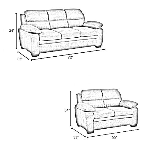 Jett Premium Fabric Sofa Set with Solid Wood Frame – Modern Luxury Living Room Sofa