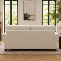 Penny 3 Seater Fabric Sofa – Modern Wooden Frame Living Room Couch