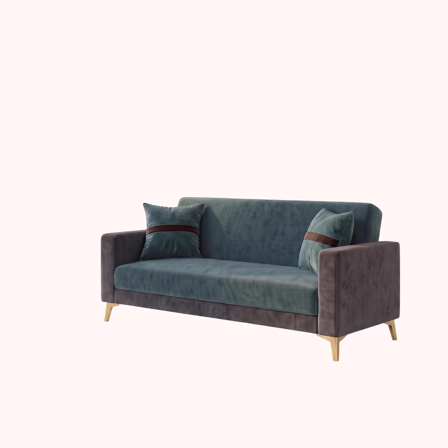 Patro 4 Seater L Shape Fabric Sofa | Modern Living Room Sofa