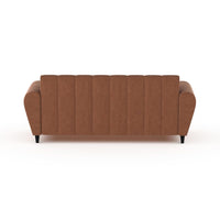 Bali 3 Seater Fabric Sofa with 2 Cushions | Wooden Fabric Sofa