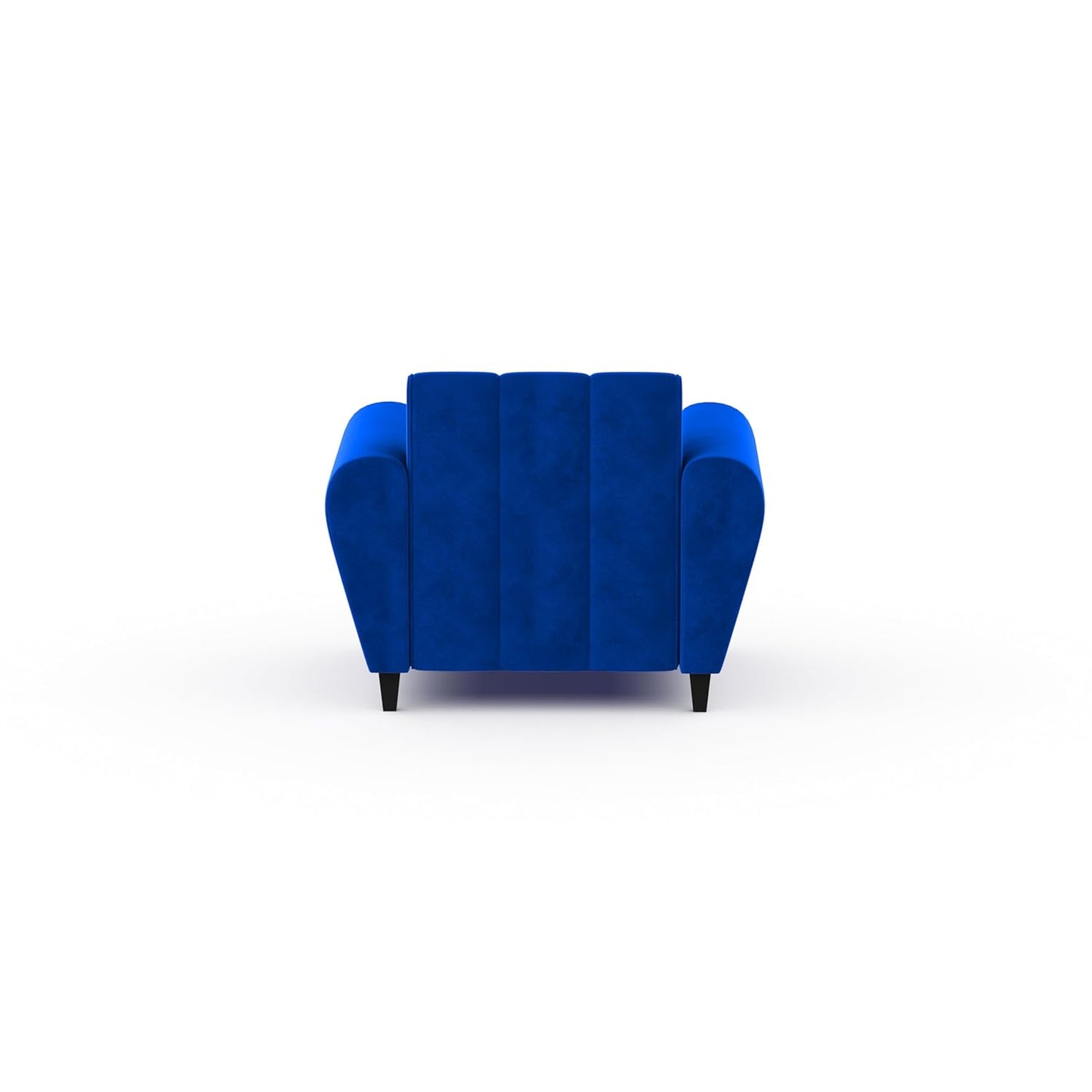 Bali 3 Seater Fabric Sofa with 2 Cushions | Wooden Fabric Sofa