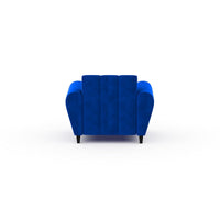 Bali 3 Seater Fabric Sofa with 2 Cushions | Wooden Fabric Sofa