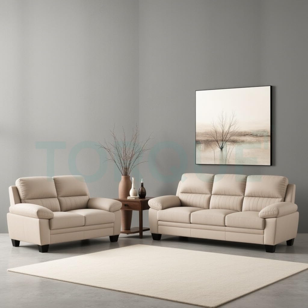 Jett Premium Fabric Sofa Set with Solid Wood Frame – Modern Luxury Living Room Sofa